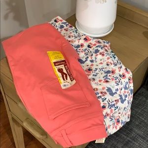 Coral faded glory jeggings